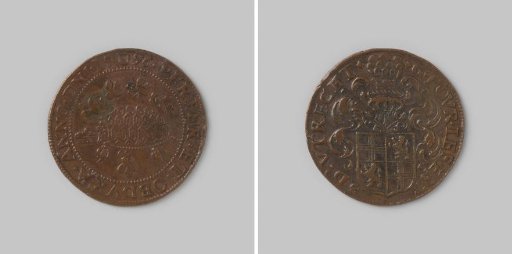 Calculation medal from Utrecht for the States of Utrecht on the oppressive burdens 1596