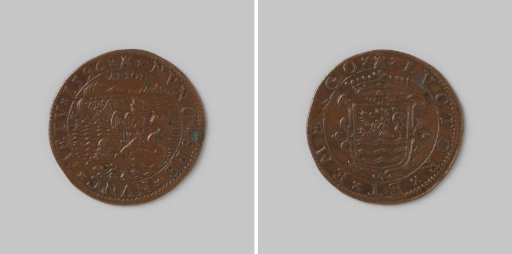 Calculation medal from Middelburg on the prosperous shipping of the Dutch 1596