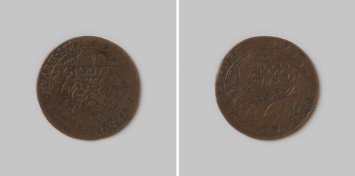 Calculation medal from Dordrecht on the victory in the Battle of Turnhout 1597