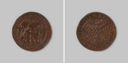 Calculation medal from Dordrecht on the cruelties of Mendoça