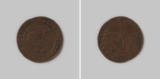 Calculation medal from Antwerp for the Bureau of Finances on the new period of government 1600