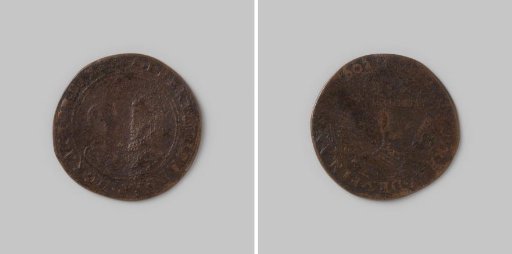 Calculation medal from Antwerp for the Bureau of Finances on the siege of Ostend by the Spanish troops 1601