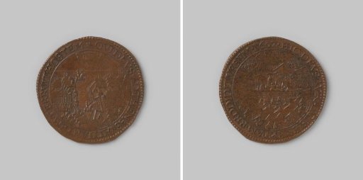 Calculation medal from Dordrecht on the surrender of Grave 1602
