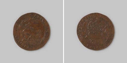 Calculation medal from Dordrecht on the feigned forgiveness of Archduke Albertus 1603