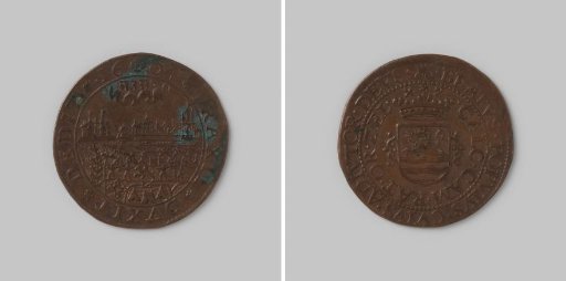 Calculation medal from Middelburg for the Chamber of Accounts of Zeeland on the capture of Sluis 1604