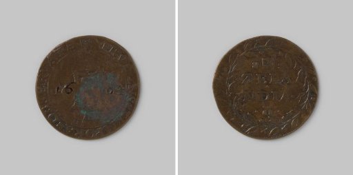 Calculation medal from Middelburg on the pacification of Zeeland 1604