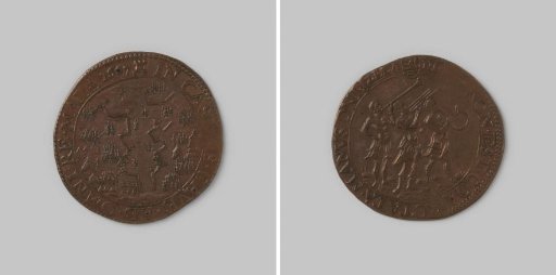 Accounting token from Middelburg on the beginning of peace negotiations, 1607