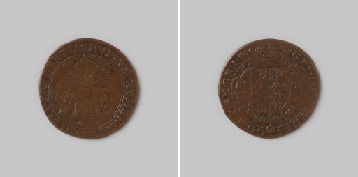 Accounting token from Antwerp on the legal proceedings by Archduke Albert in the name of the Emperor, 1612
