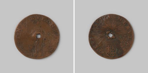 Accounting token from Utrecht on the restoration of peace in Utrecht, 1613
