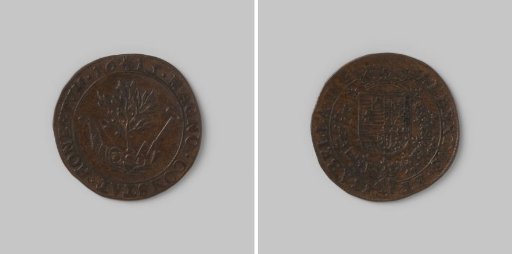 Accounting token from Brussels on the prosperity of the Netherlands, 1615