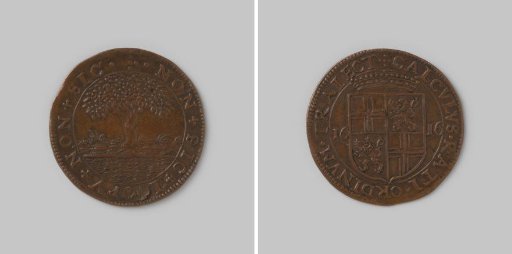 Accounting token from Utrecht for the States of Utrecht on the benefits from East and West Indies, 1616