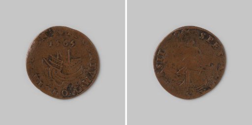 Calculation token from Antwerp on the approaching storm in the Netherlands 1565