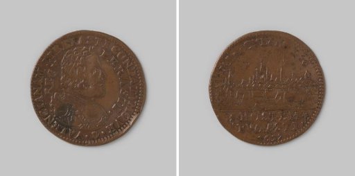 Calculation token from Antwerp on the relief of Valenciennes 1657