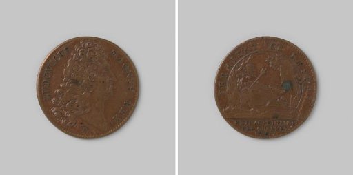 Accounting token from France for the Extraordinaire des Guerres 1707