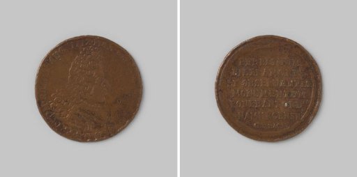Accounting token for Namur in the name of Maximilian Emanuel of Bavaria 1712