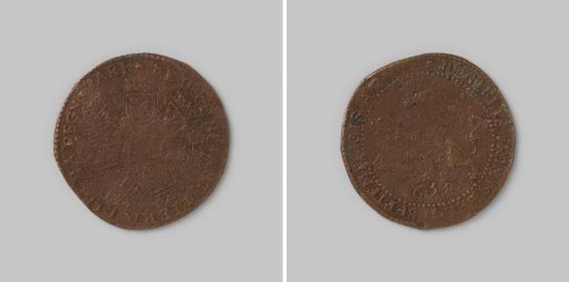 Accounting token from Dordrecht on Dutch aid to Denmark 1658