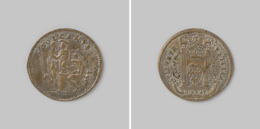 Accounting token from Nuremberg with Vulcanus