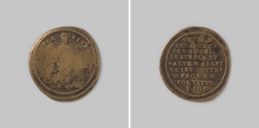 Calculation token from Nuremberg with Fortitudo 1606