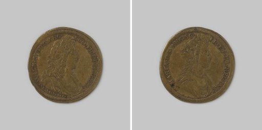 Calculation token from Nuremberg with William III and Mary of England