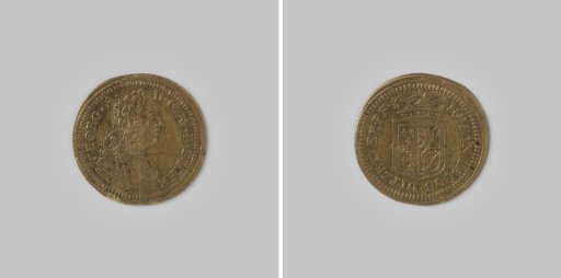 Calculation token from Nuremberg with King George I of England