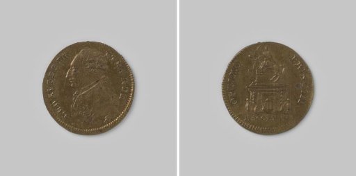 Calculation token from Nuremberg with King Louis XVI of France 1776