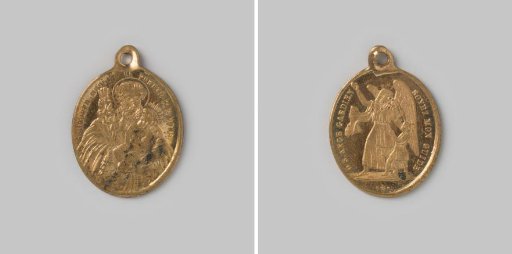 Religious pendant with St Joseph
