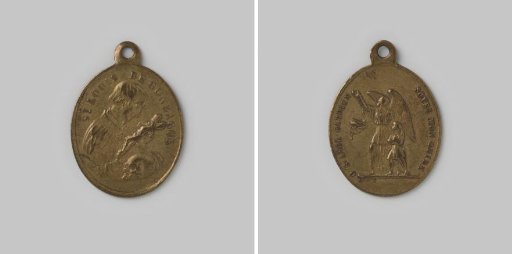 Religious pendant with St. Louis de Gonzaga