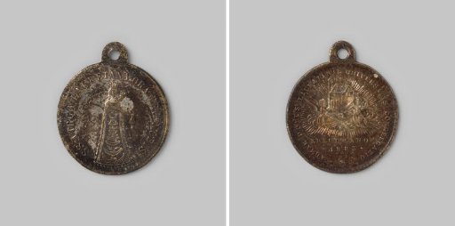 Religious pendant with Our Lady of Loreto