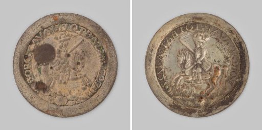 Commemorative medal for the Civic Cavalry of Batavia (obverse), 1727