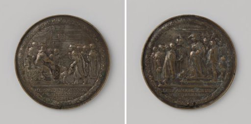 Hundredth anniversary of the granting of the right to bear an imperial crown above the coat of arms by Emperor Maximilian to Amsterdam, 1578