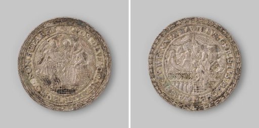 Religious medal after the model of the Hamburger Hochzeitstaler