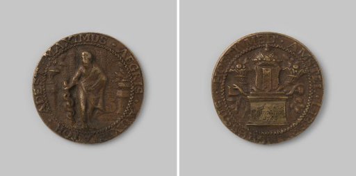 Admission medal to the Hortus Medicus in Amsterdam, 1696