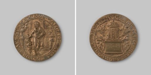 Admission medal to the Hortus Medicus in Amsterdam, 1696