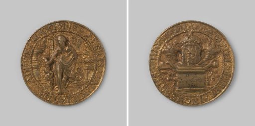 Admission medal to the Hortus Medicus in Amsterdam, 1696