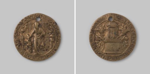 Admission medal to the Hortus Medicus in Amsterdam, 1696