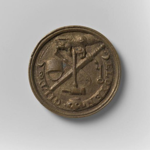Guild medal of the Blacksmiths' Guild of Saint Eloy in Amsterdam, in the name of Daniel Theodr Petti