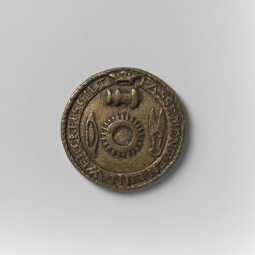 Presentation medal of the Lace and Ribbon Workers' Guild of Amsterdam, 1705