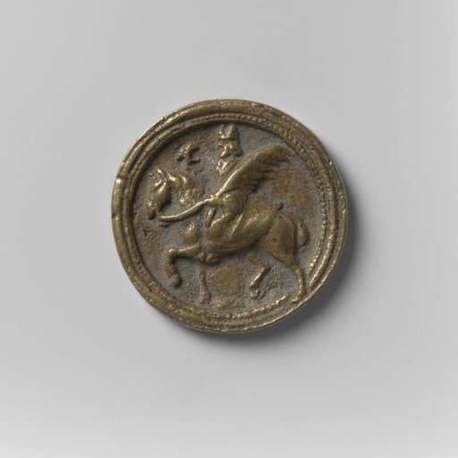 Presentation medal of the Saint Crispin or Shoemakers' Guild of Delft, 1663