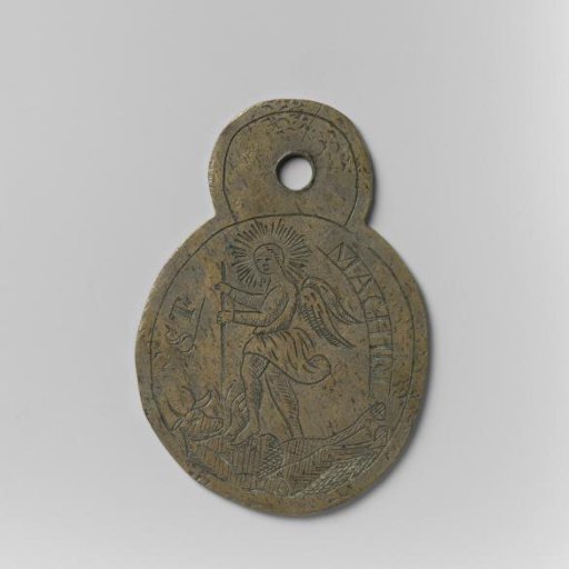 Attendance medal of the Tailors and Barbers' Guild in 's-Hertogenbosch, 1754