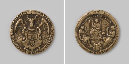 Presentation medal of the Saint Luke's or Painters' Guild of Middelburg, 1618