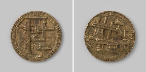 Presentation medal of the Printers' Guild of Middelburg, 1662