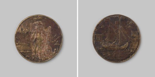 Presentation medal of the Shipowners' Guild of Middelburg, 1599