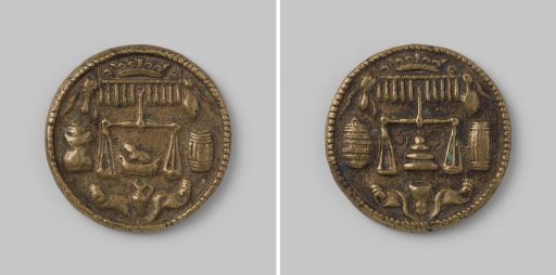 Presentation medal of the Vettewariers' Guild of Middelburg, 1647