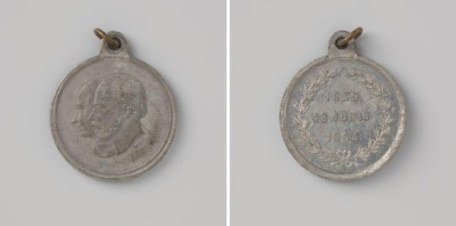Twenty-fifth wedding anniversary of King William III and Sophia of Württemberg 1864