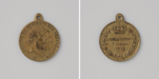 Marriage of King William III and Emma of Waldeck-Pyrmont 1879