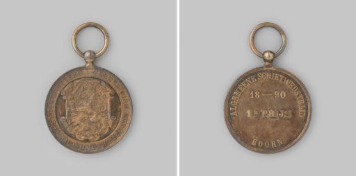 Prize medal of the Association of Dutch Sharpshooters, Individual shooting, first prize
