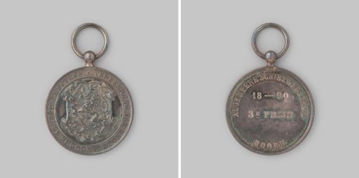 Prize medal of the Association of Dutch Sharpshooters, Salvo shooting, third prize