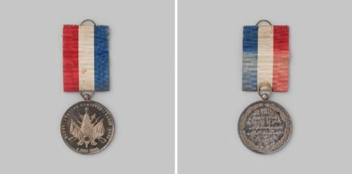 Prize medal of the Nederlandsche Schutterij-Kaderbond, 1889, individual fire, second prize