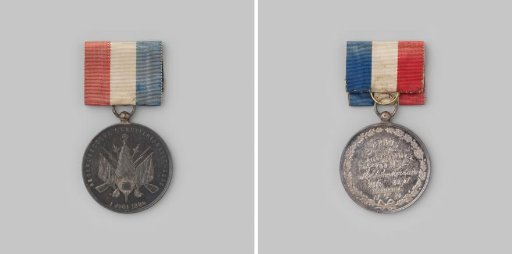 Prize medal of the Nederlandsche Schutterij-Kaderbond, 1889, volley fire, second prize