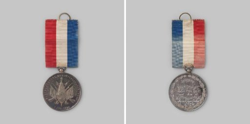 Prize medal of the Nederlandsche Schutterij-Kaderbond 1886-1890, volley fire, second prize
